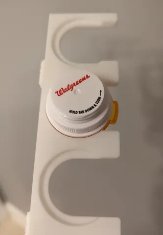 Wall-Mount Walgreens Pill Bottle Holder