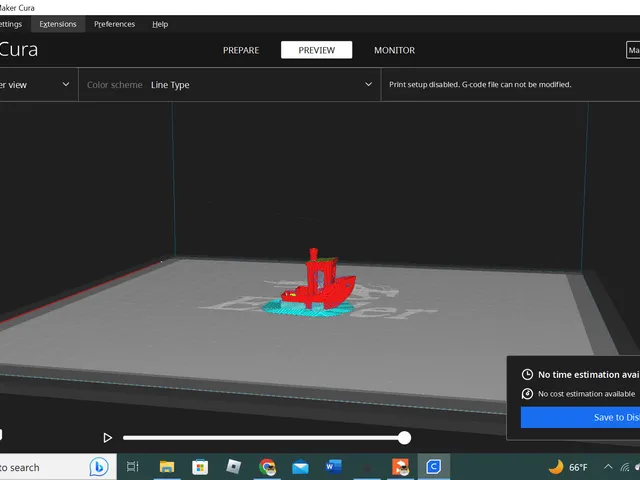 3d printing test boat