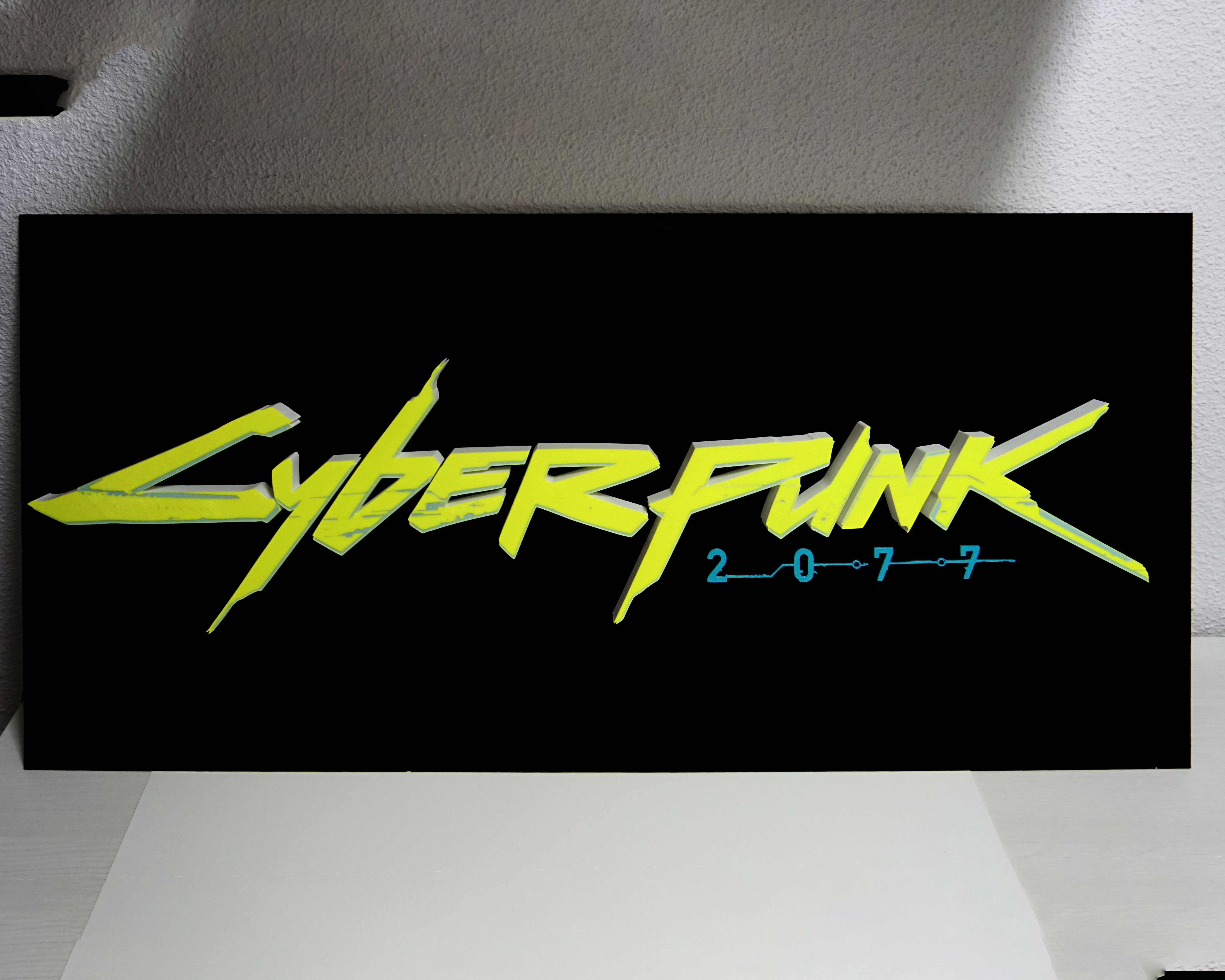 Cyberpunk Logo 3D Wall Decor - Etsy