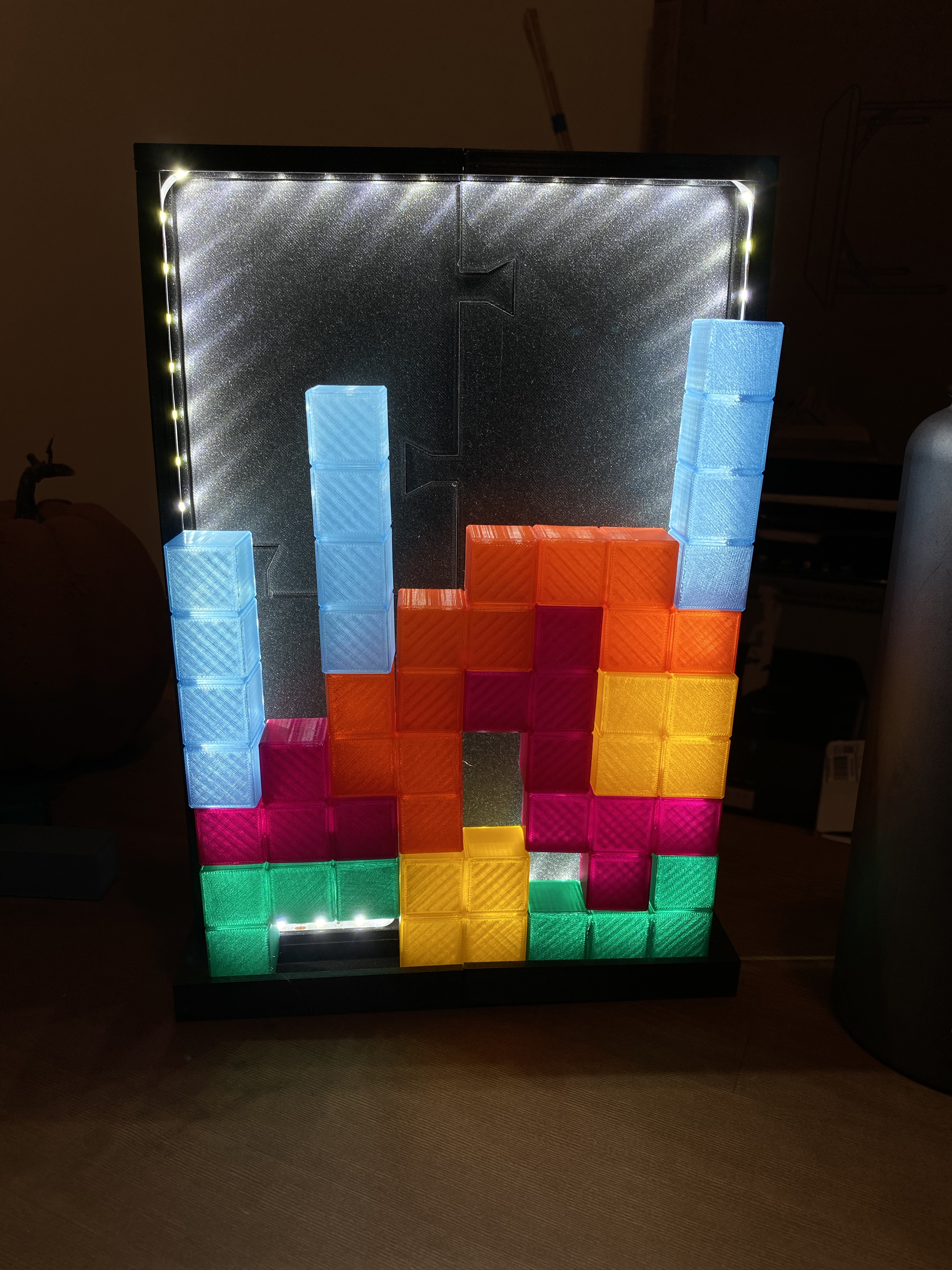 Light Up Tetris Tower
