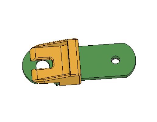 Simple cabinet door latch