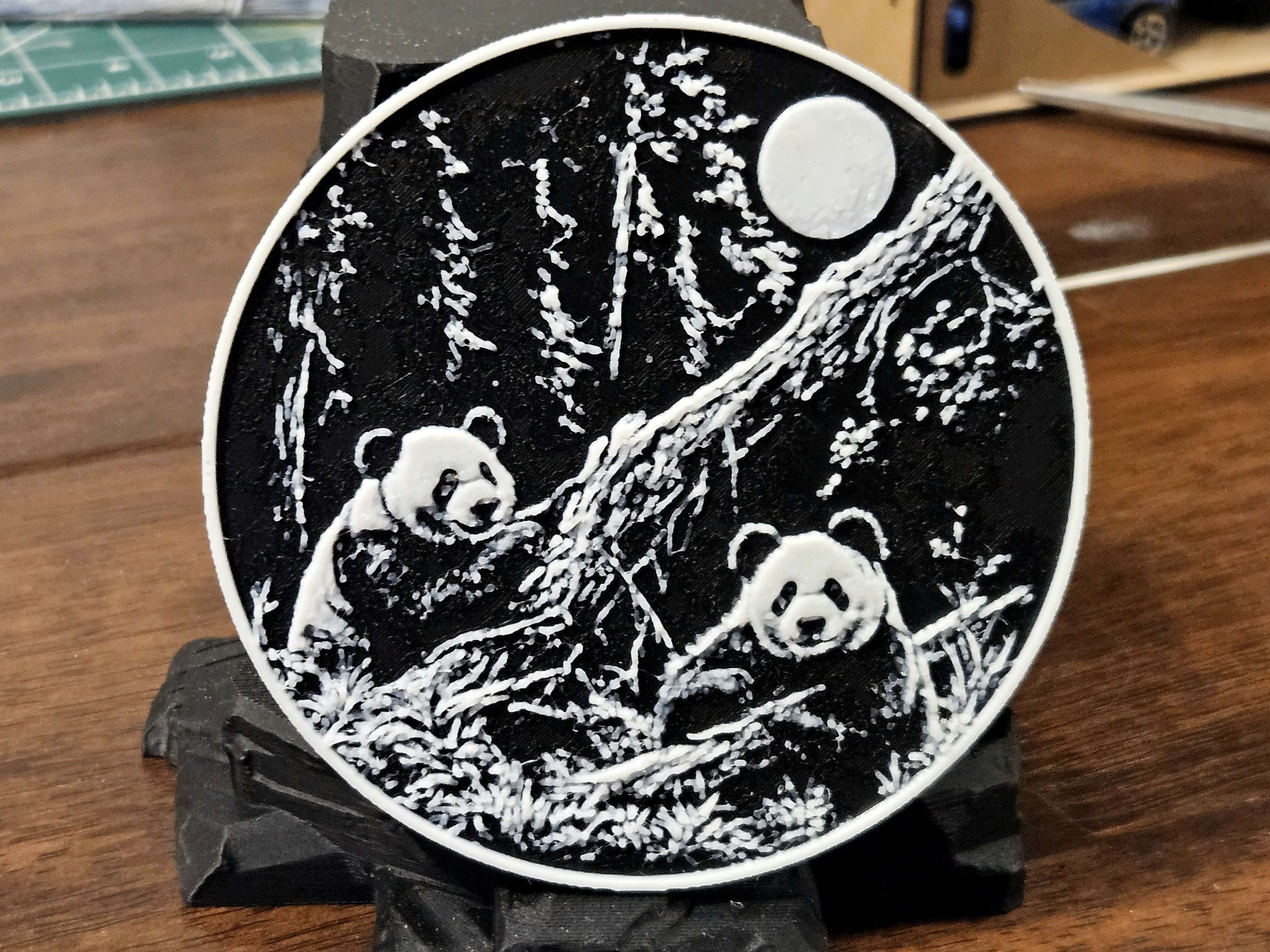 Two Cute Pandas - Coaster