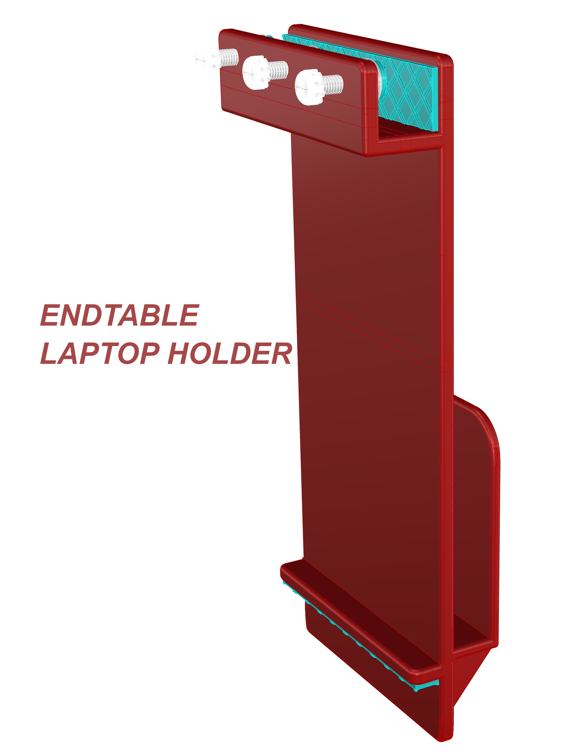 End Table Laptop Holder Version 2