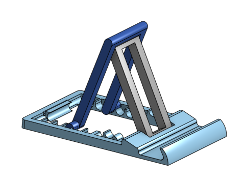 Collapsible universal phone/tablet stand