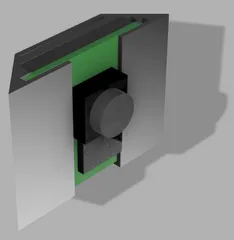 Raspberry Pi Camera V2 Mount for Ultimaker 2 or 90° Corner