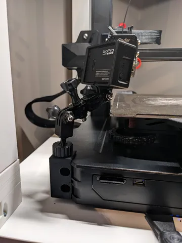 Ender3 S1 Pro GoPro Ball Joint Mount