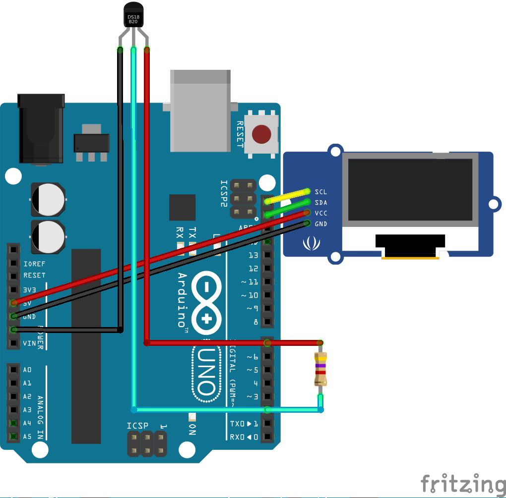 Thermometer for LACK enclosure, Arduino by ChillyPenguin | Download ...