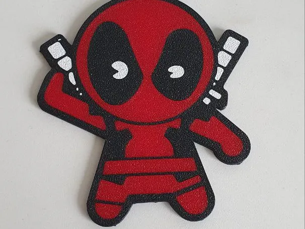 Deadpool Keychain - MMU (Multi-Material)
