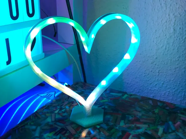 Heart Shaped Lamp