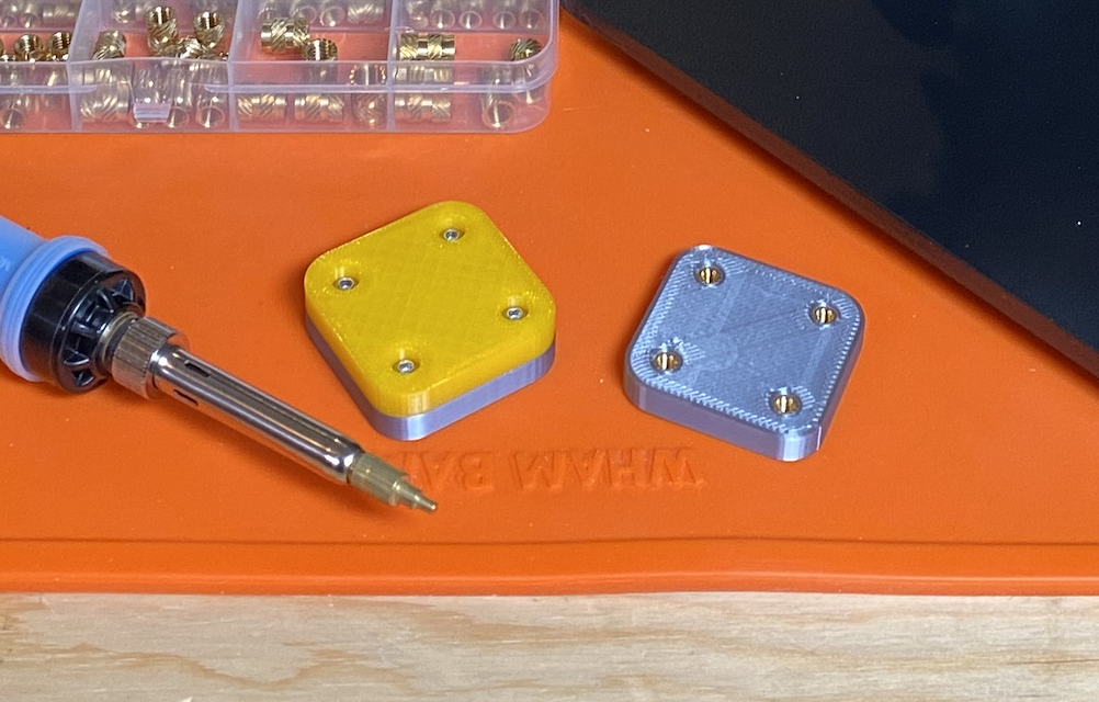Heat Set Insert Practice Parts