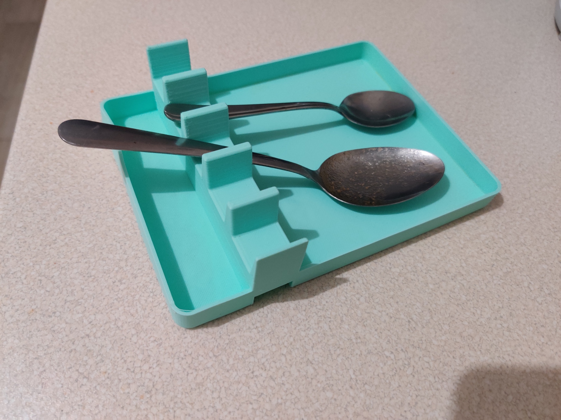 Kitchen simple spoon rest by 4overtm Download free STL model