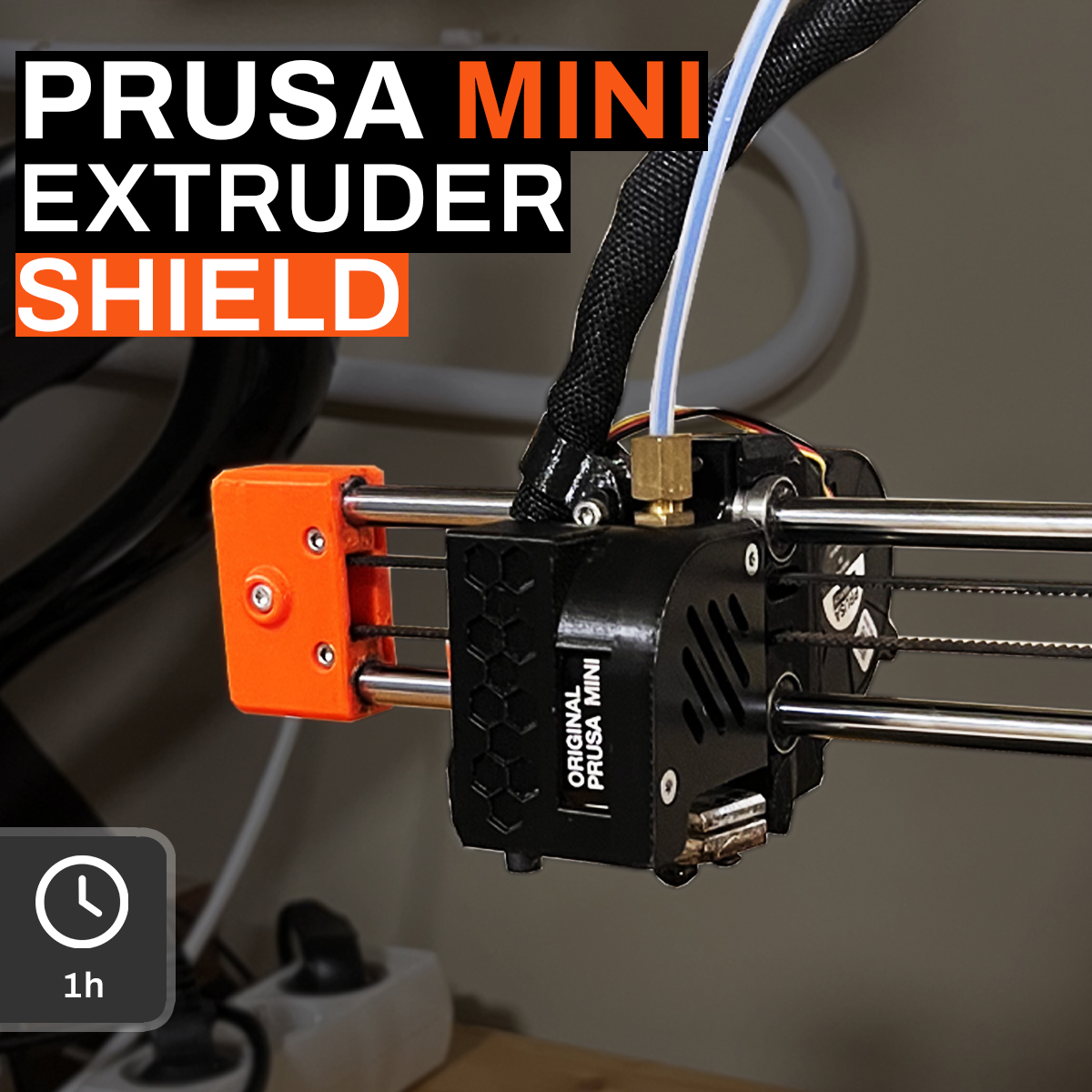 Prusa MINI/MINI+ Extruder Shield - VZalán