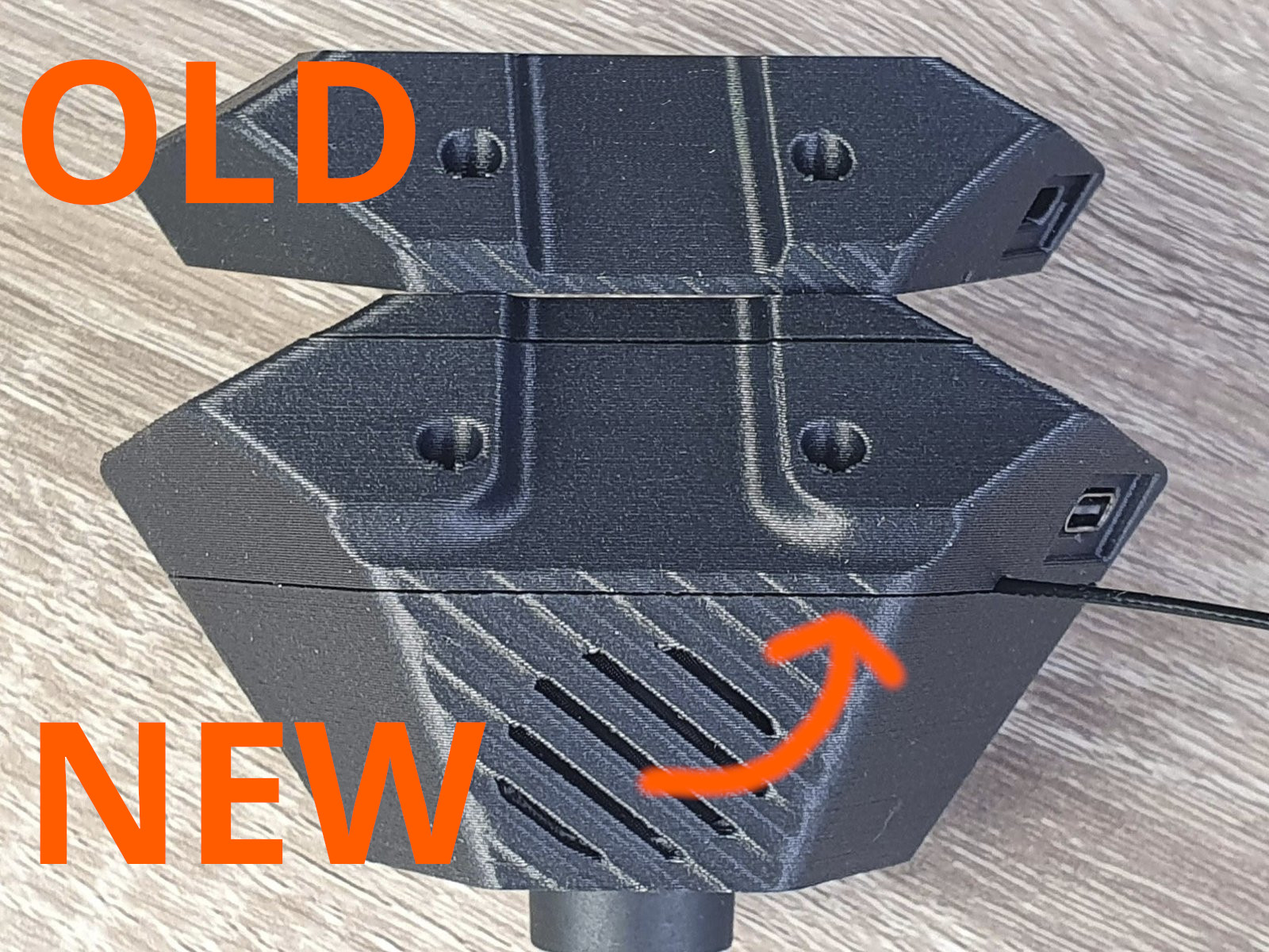 Buddy3D camera cutout to avoid CORE One L vent collision