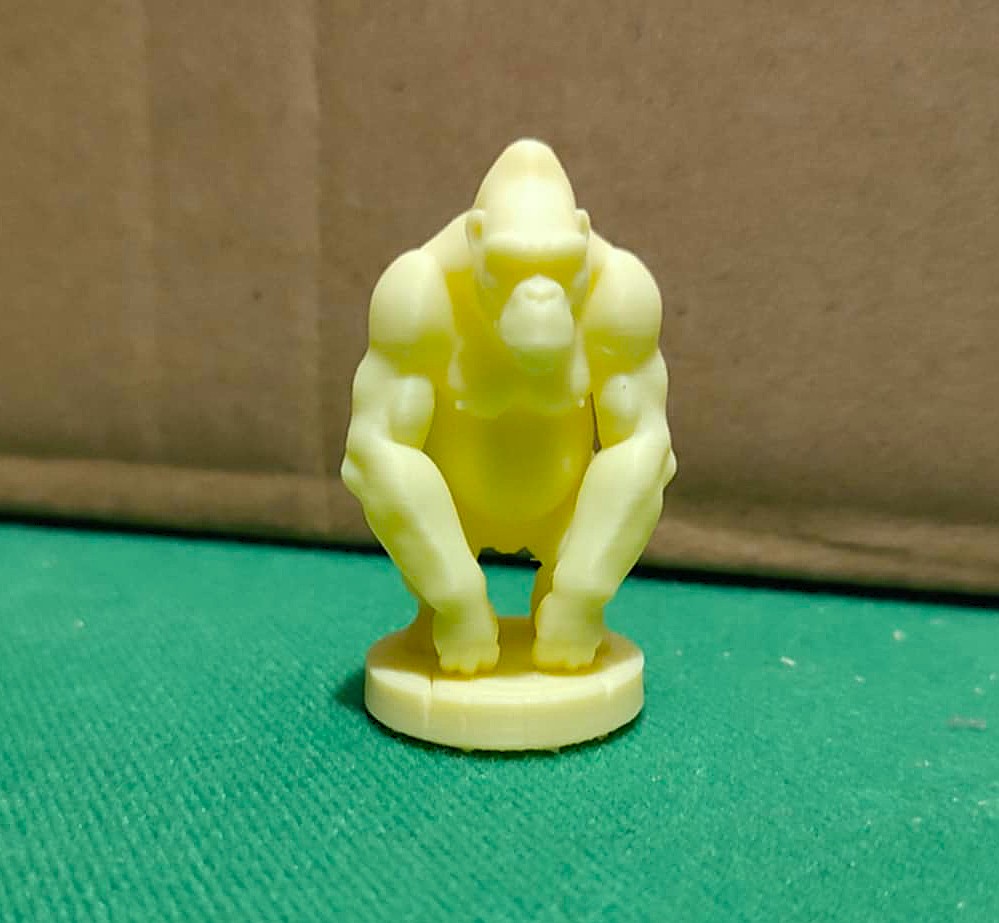 Miniatura 2 do modelo 3D Carved Ape