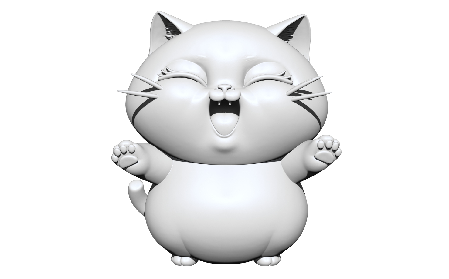 Yawning Cat — miniatura 4