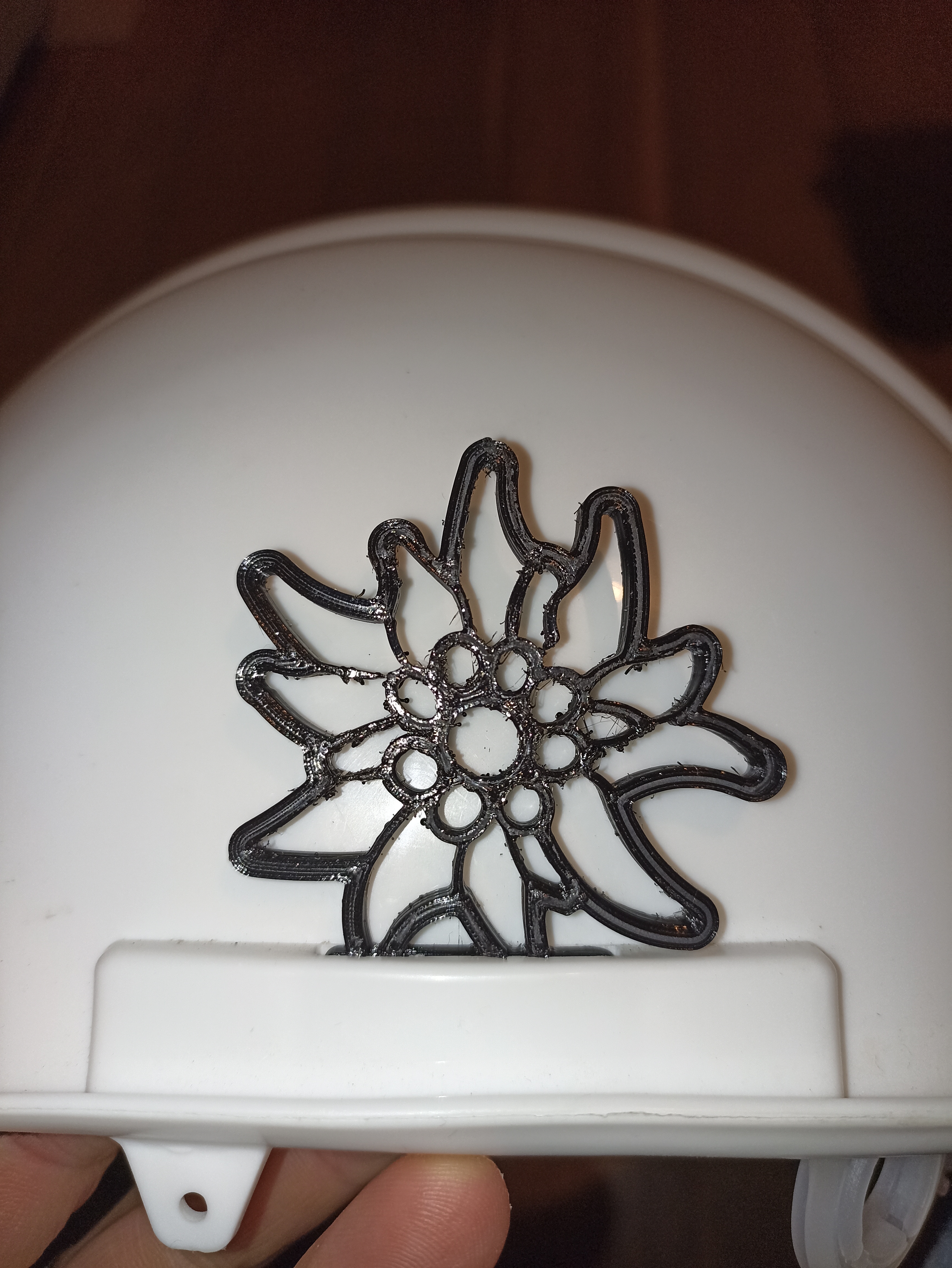 Hardhat decoration Edelweiss
