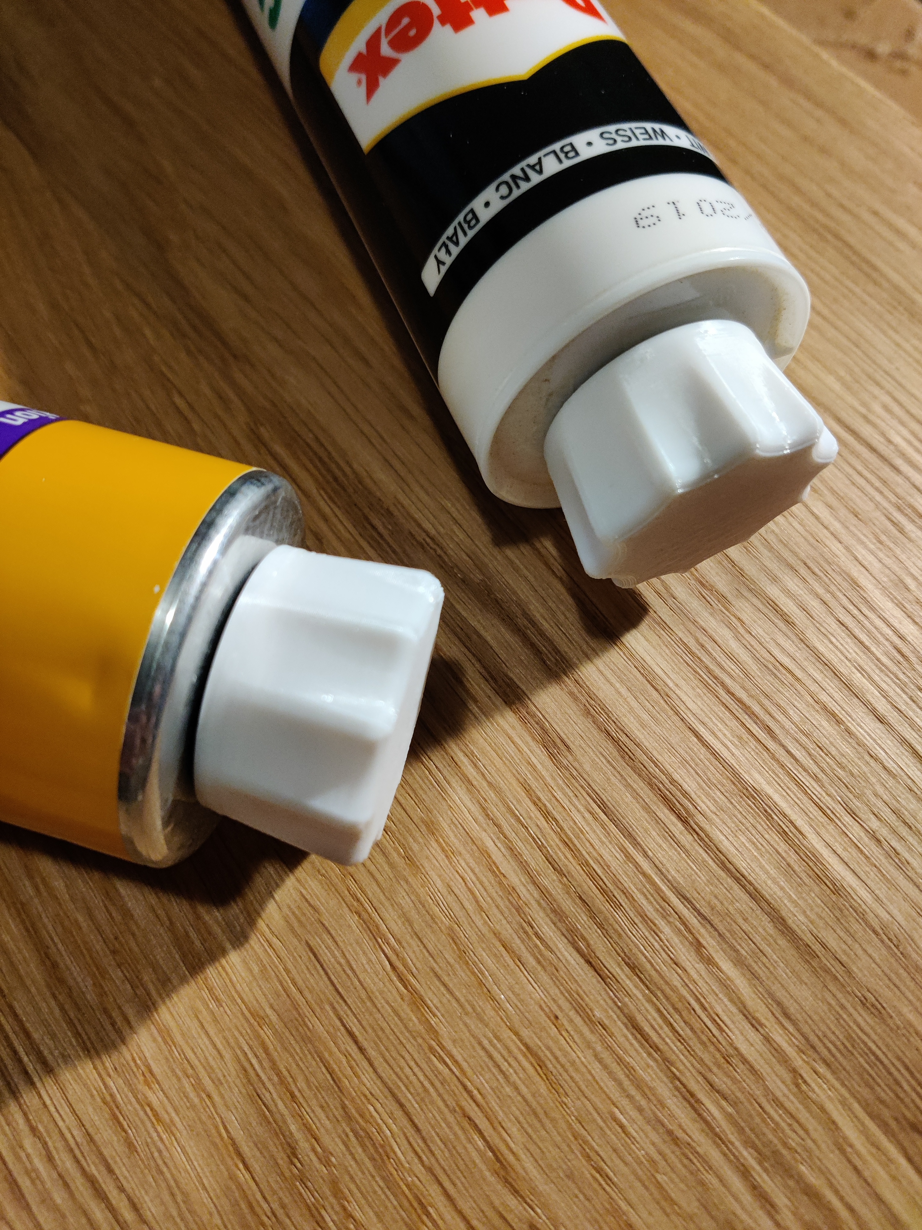 Nozzle cap for sealant cartridge (metal or plastic thread) - Parkside (lidl) o-ring