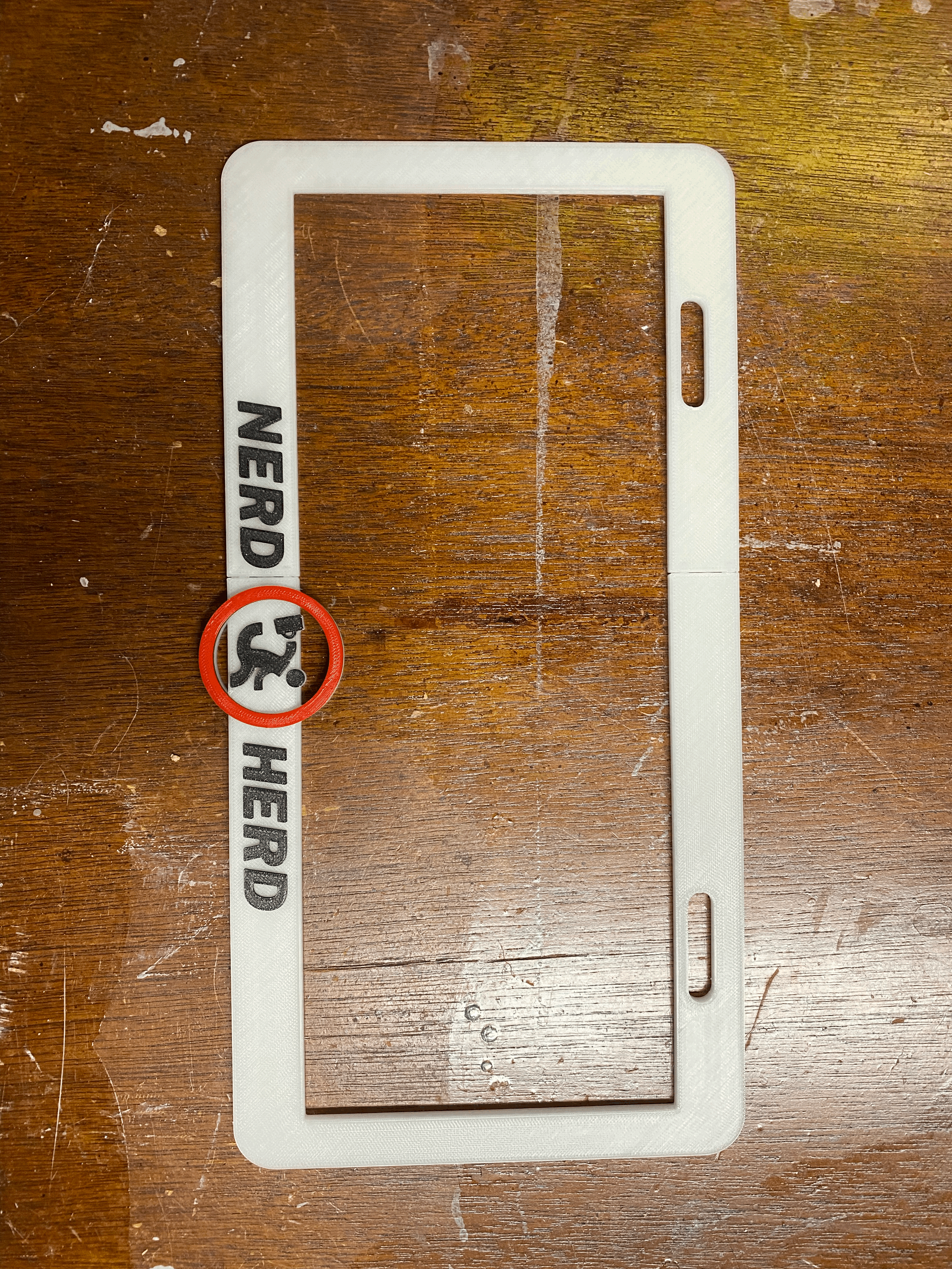 Chuck - Nerd Herd - License Plate Frame