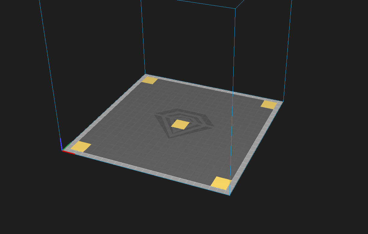 Bed level test / first layer test