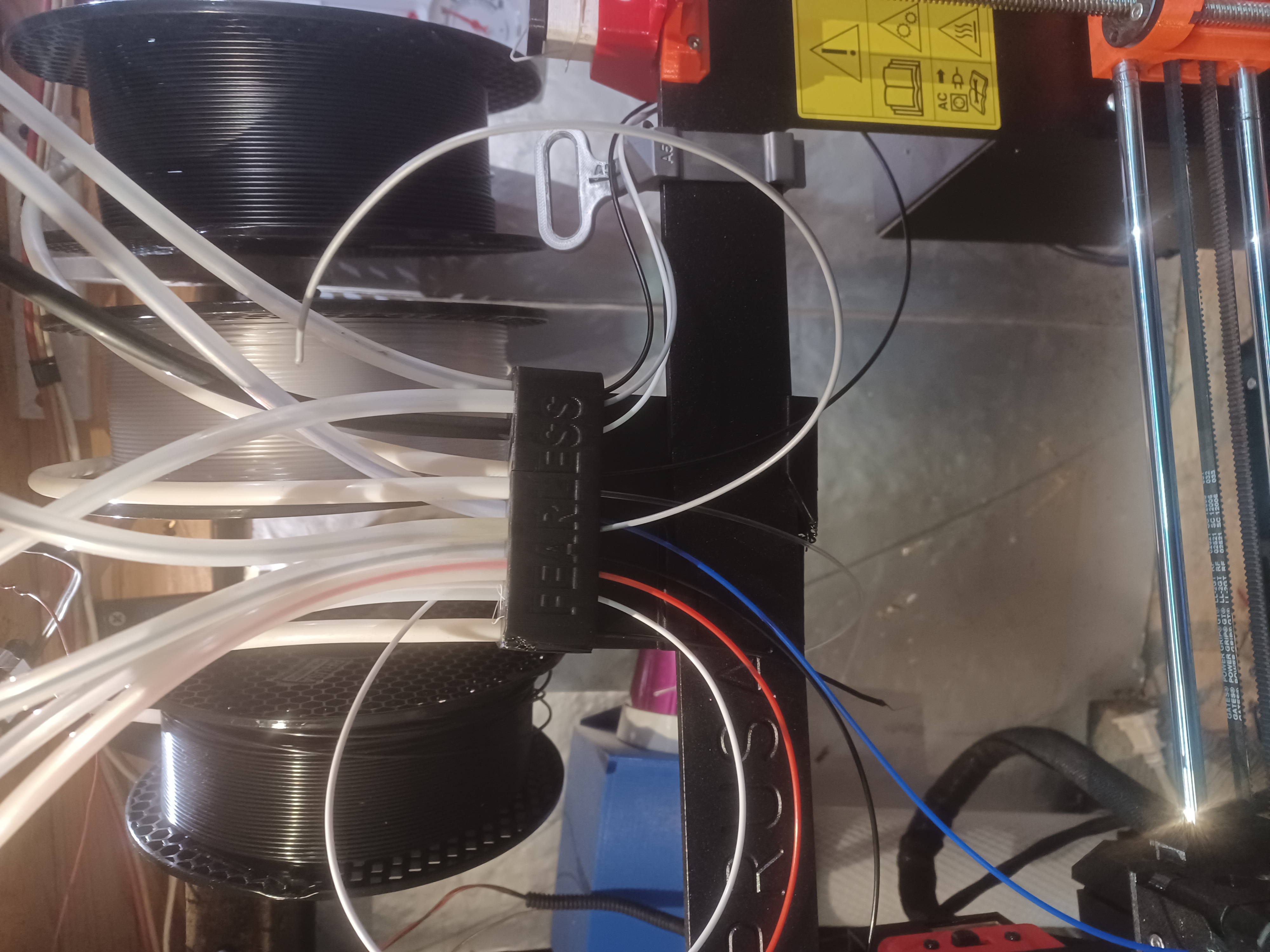 13 slot PTFE FILAMENT ORGANIZER FOR PRUSA MK3