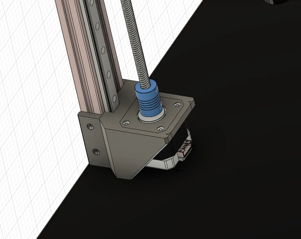 Sapphire plus Z motor holder for EVA3 hotend by Alex Vikingo