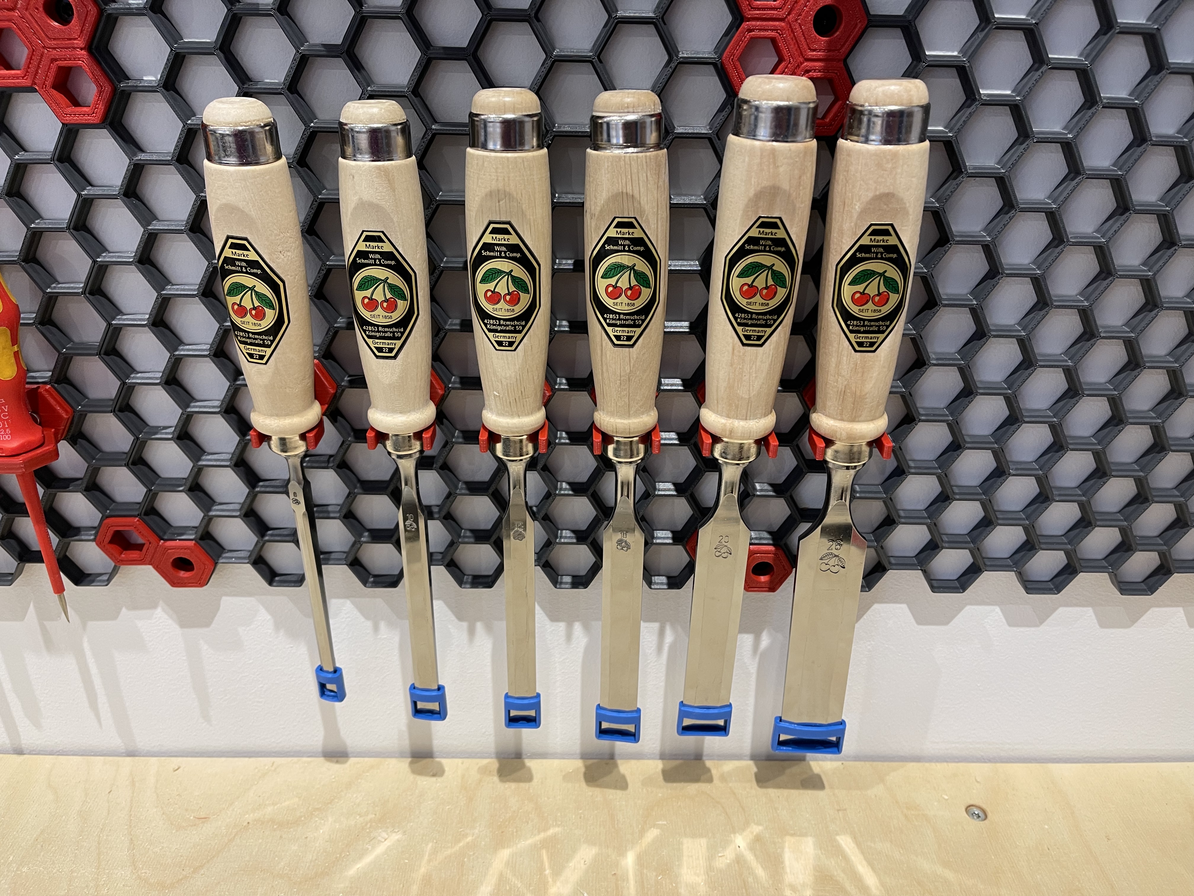 Kirschen Chisel Holder for Honeycomb Storage Wall (HSW)