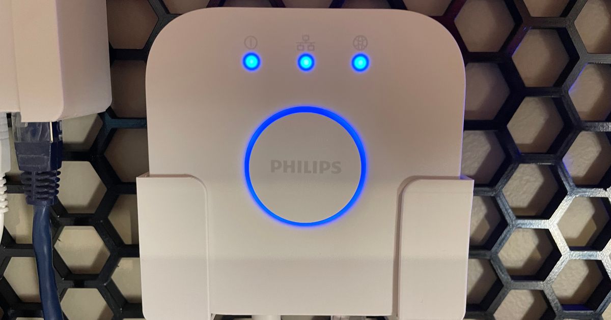 Philips Hue Hub Holder For Honeycomb Storage Wall By Chris | Download ...