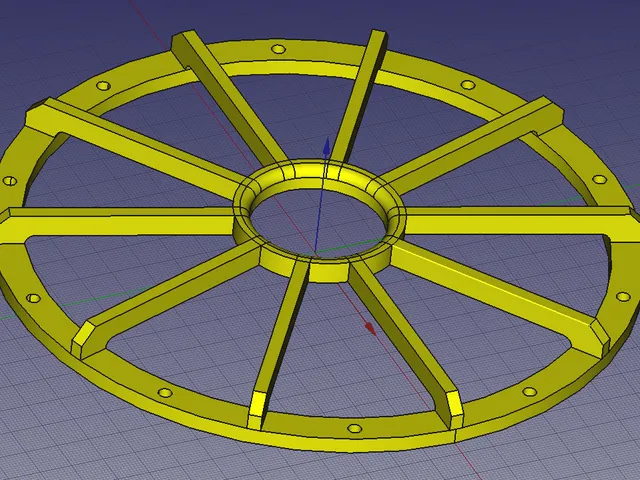 6.5" pin wheel speaker grill