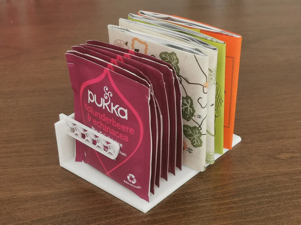 Tea bag shelf with separators by Mao Hira | Download free STL model |  Printables.com