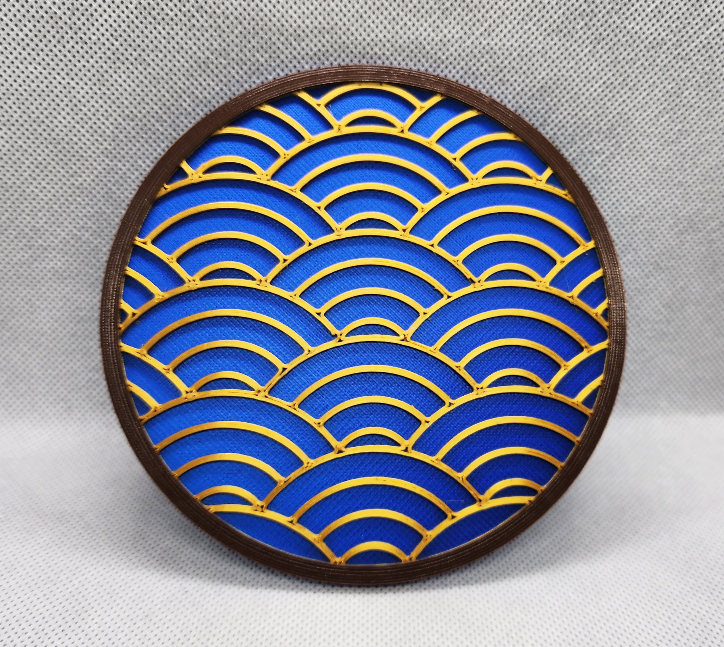 Seigaiha Pattern Wall Art 2-3 colors