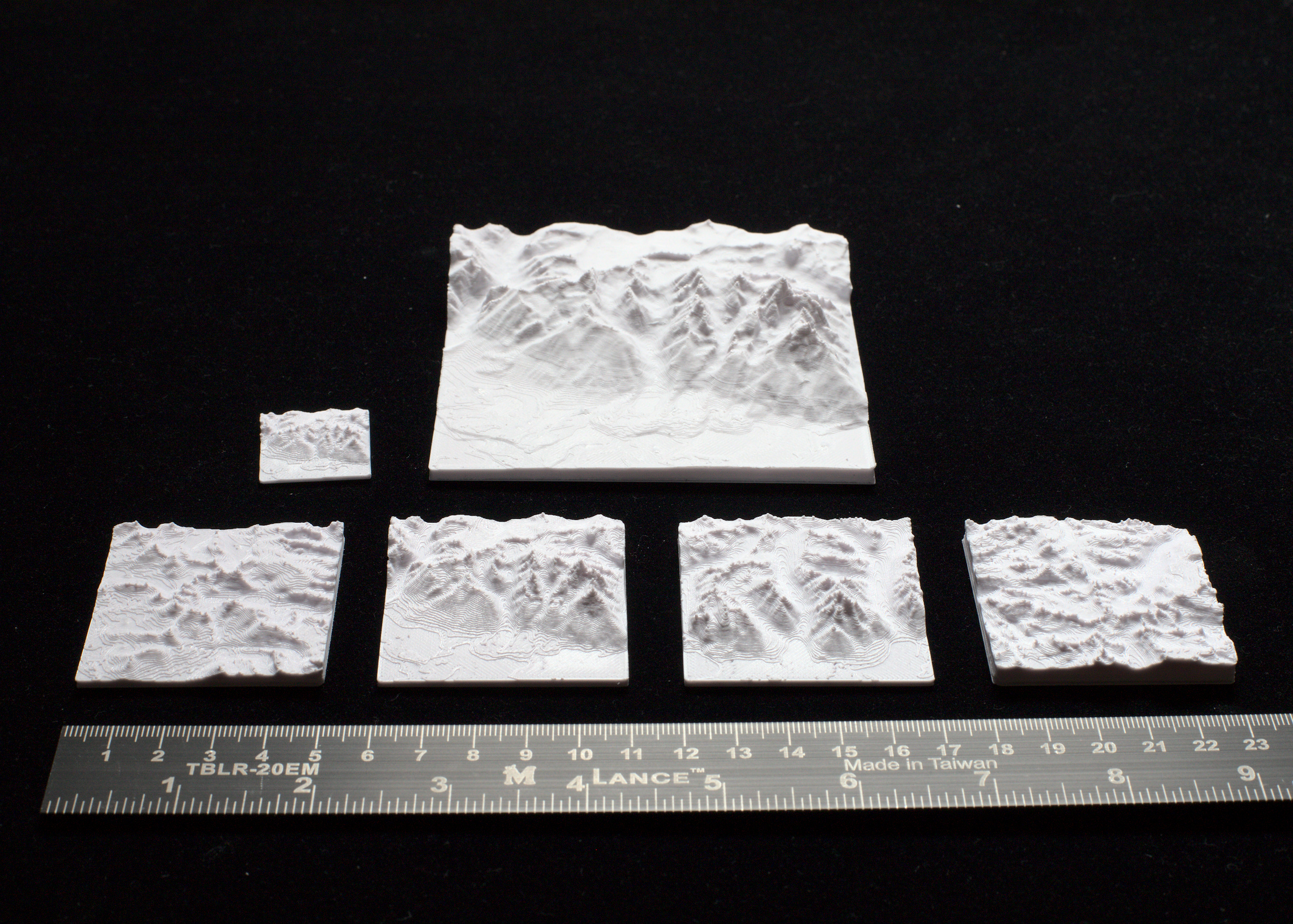Grand Tetons, Moran, Gannett, and Cirque of the Towers 3D Maps