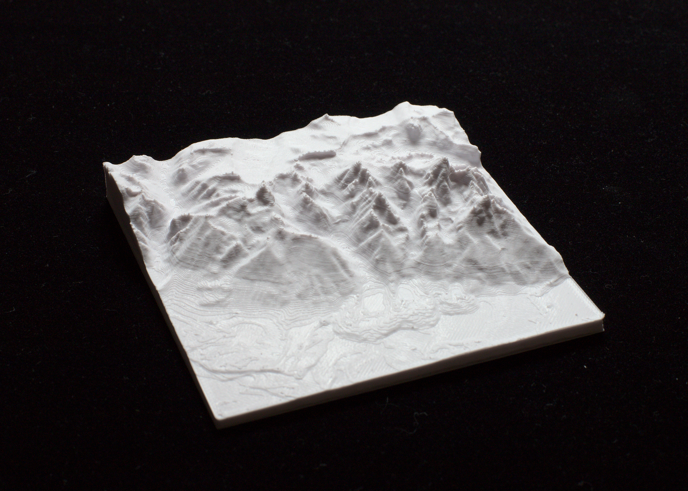 Grand tetons 3d high quality print