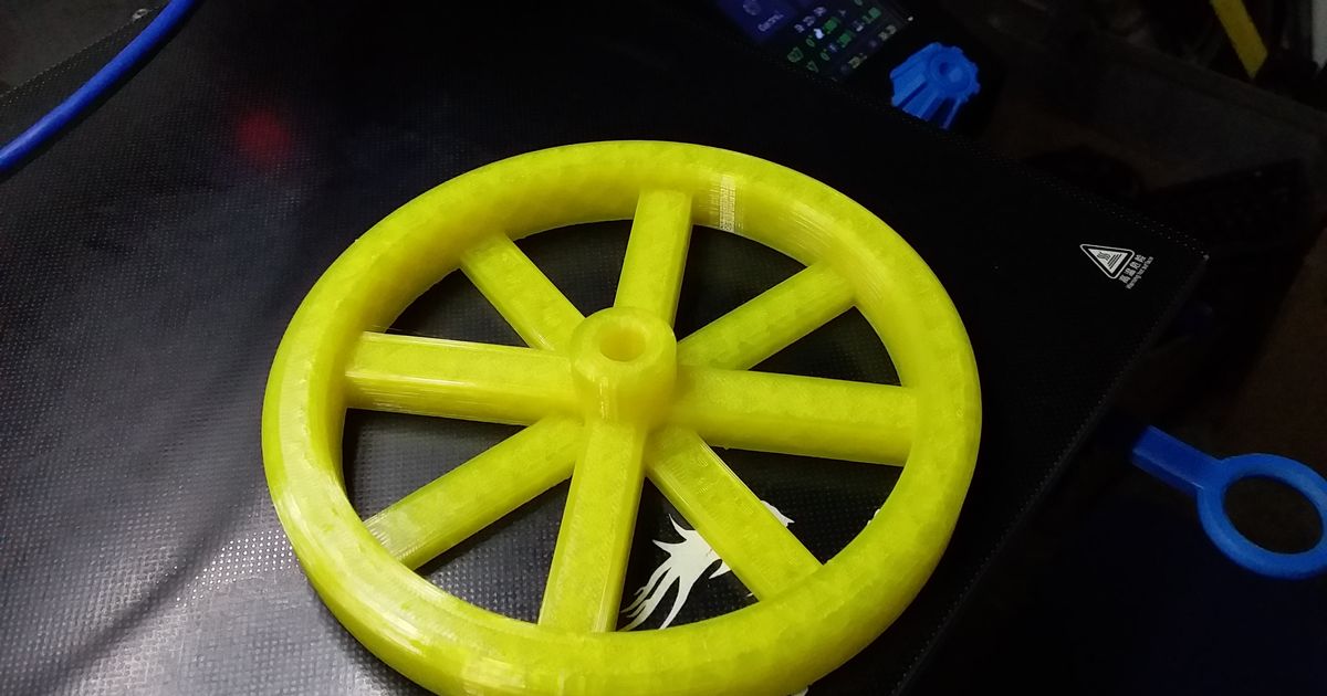 Laundry Trolley Replacement Wheel by Mark Download free STL model