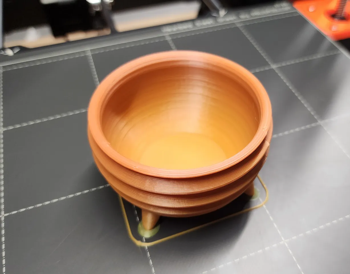 Groovy Cauldron w/Feet (No Supports) by Triple G Workshop | Download ...