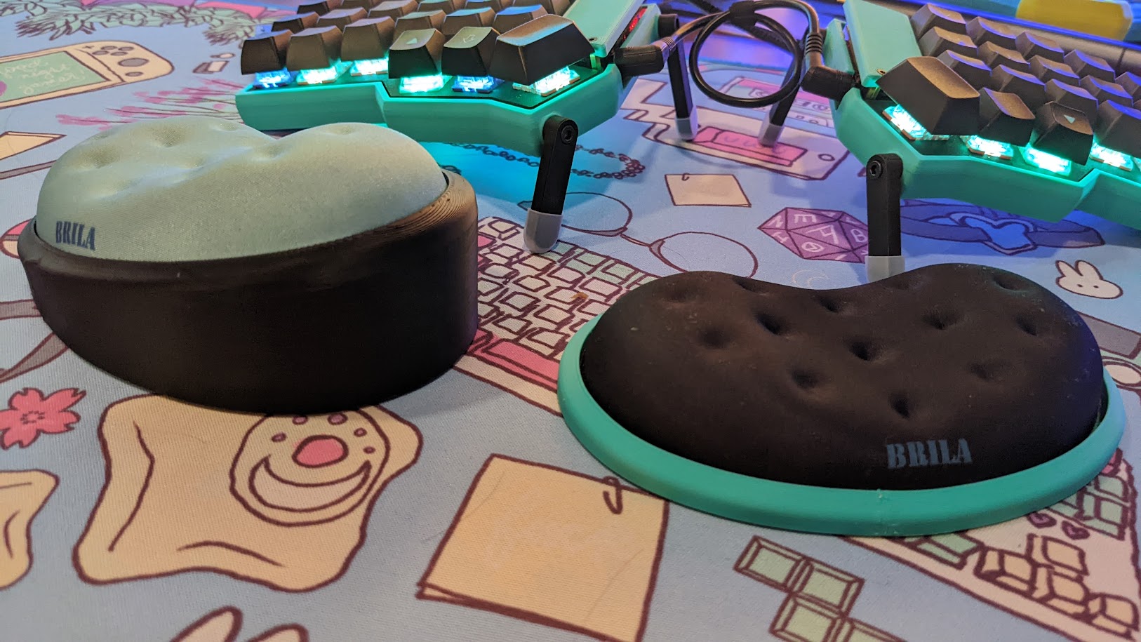 Brila Wrist Rest Bumper by chewiedies Download free STL model