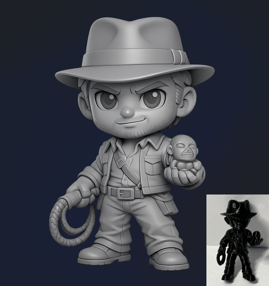 Chibi Indiana Jones