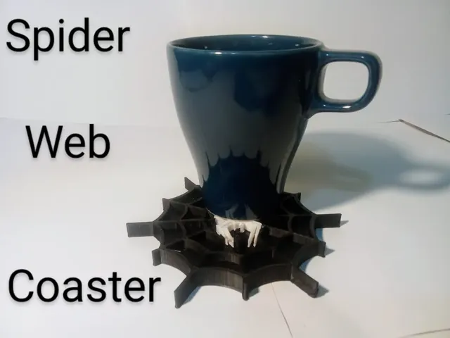 Spiderweb coaster
