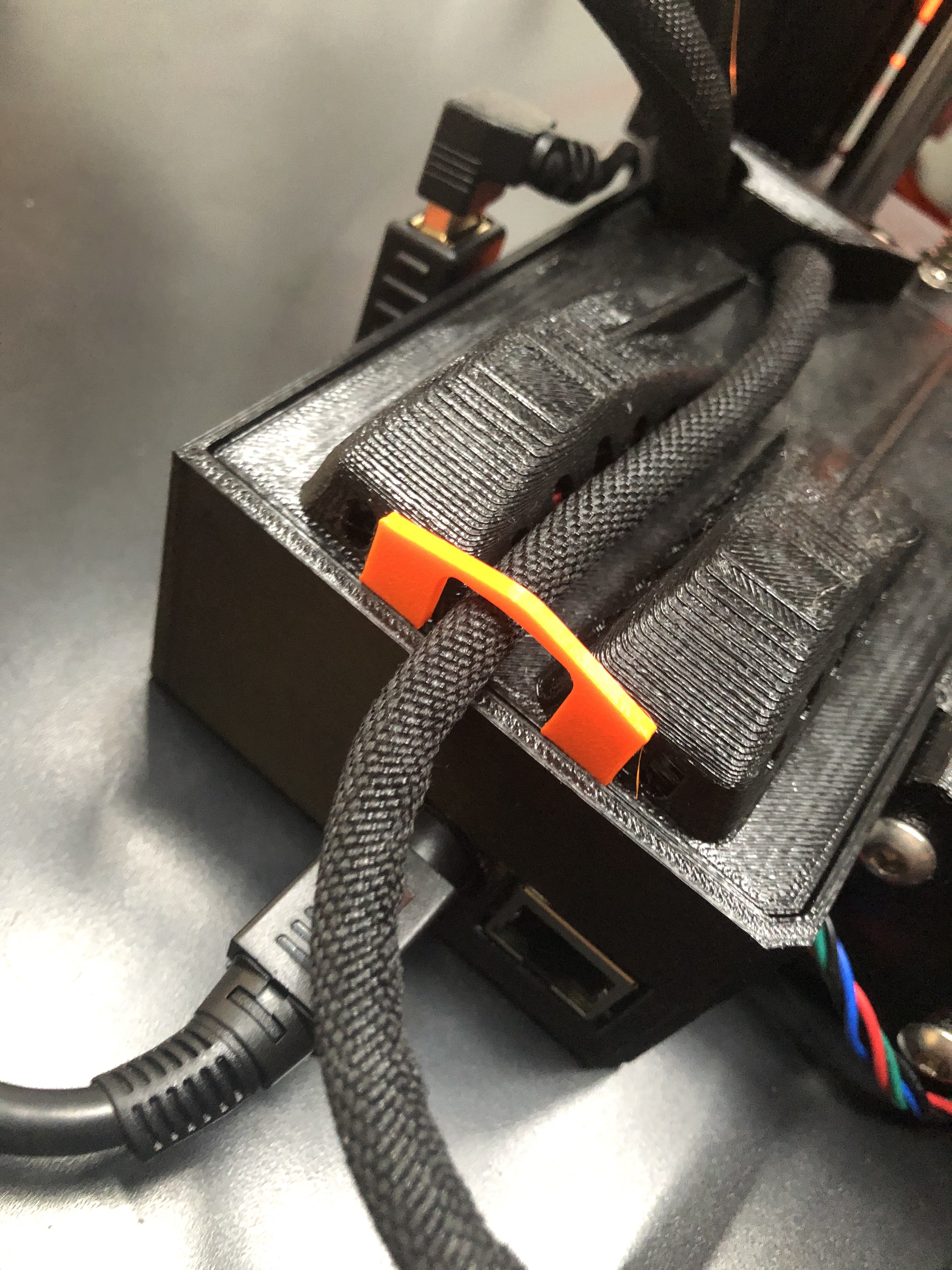 Heated Power Cable Guide for Prusa Mini