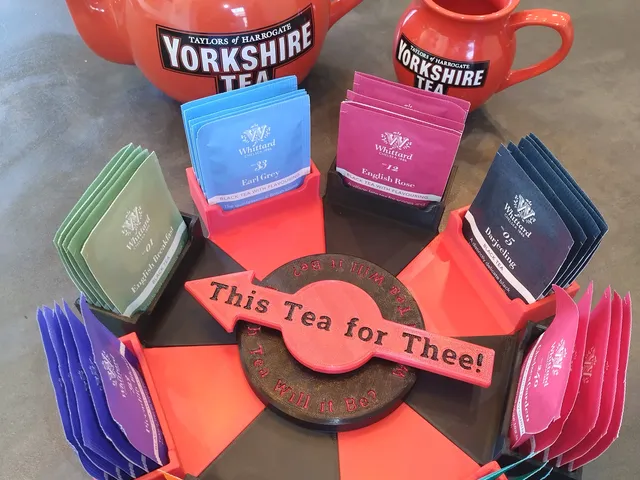 Tea Organiser Spinner - Store & Spin for Tea & Fun!