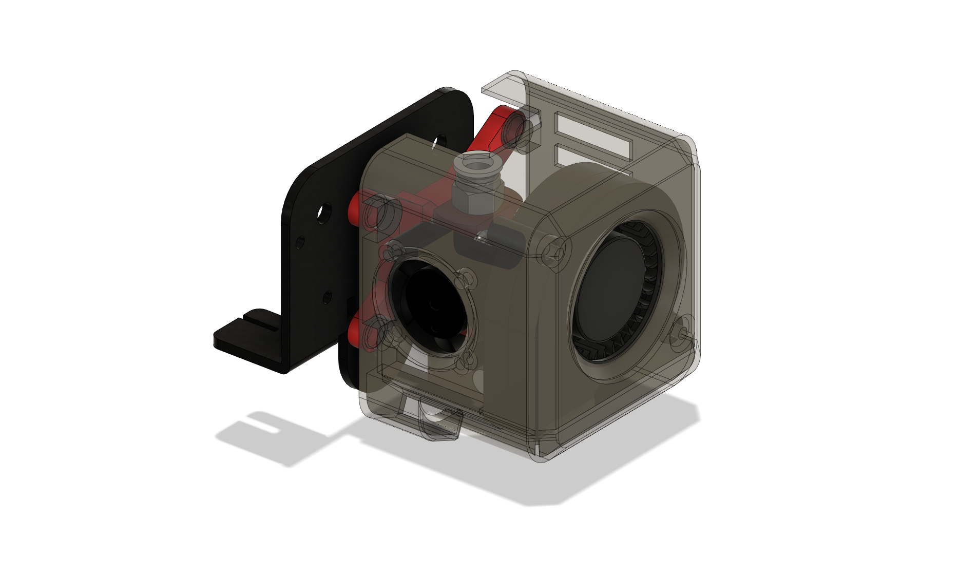 Vortex Ender 3 Cooling Fan Duct with Mount by Bosco Lau