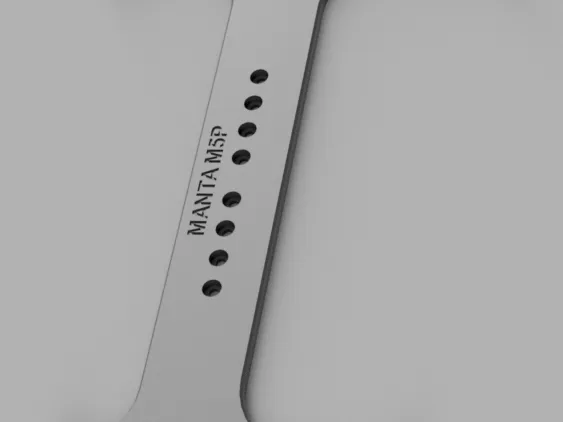 Rail-mount brackets for BTT Manta M5P
