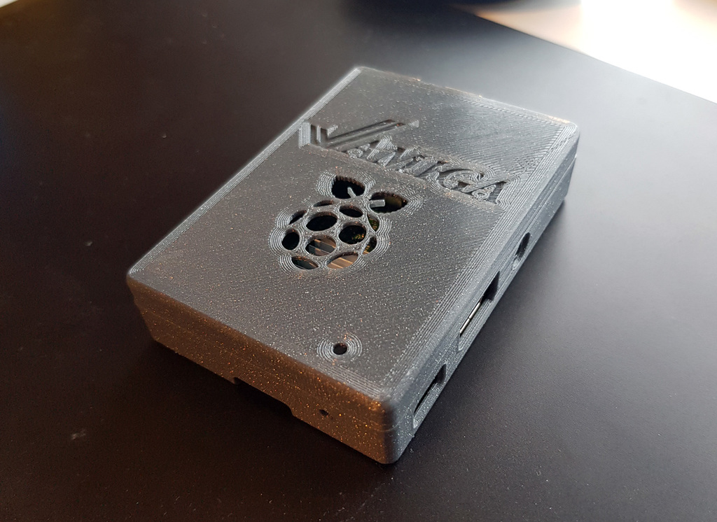 Top cover for Raspberry Pi 3 case with Amiga logo by DoktorOlsen | Download free STL model ...