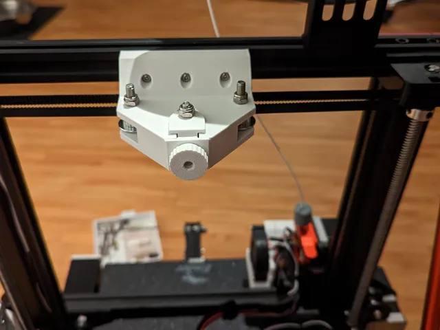 Adjustable dual z belt tensioner