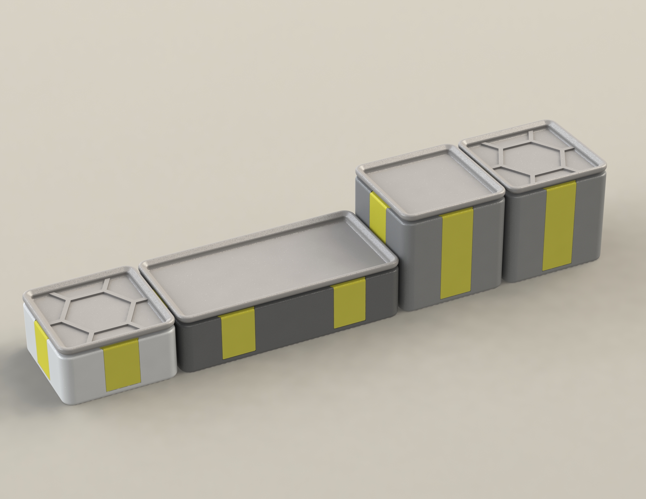 Catch-All Trays / Desk organizer - lid variants remix
