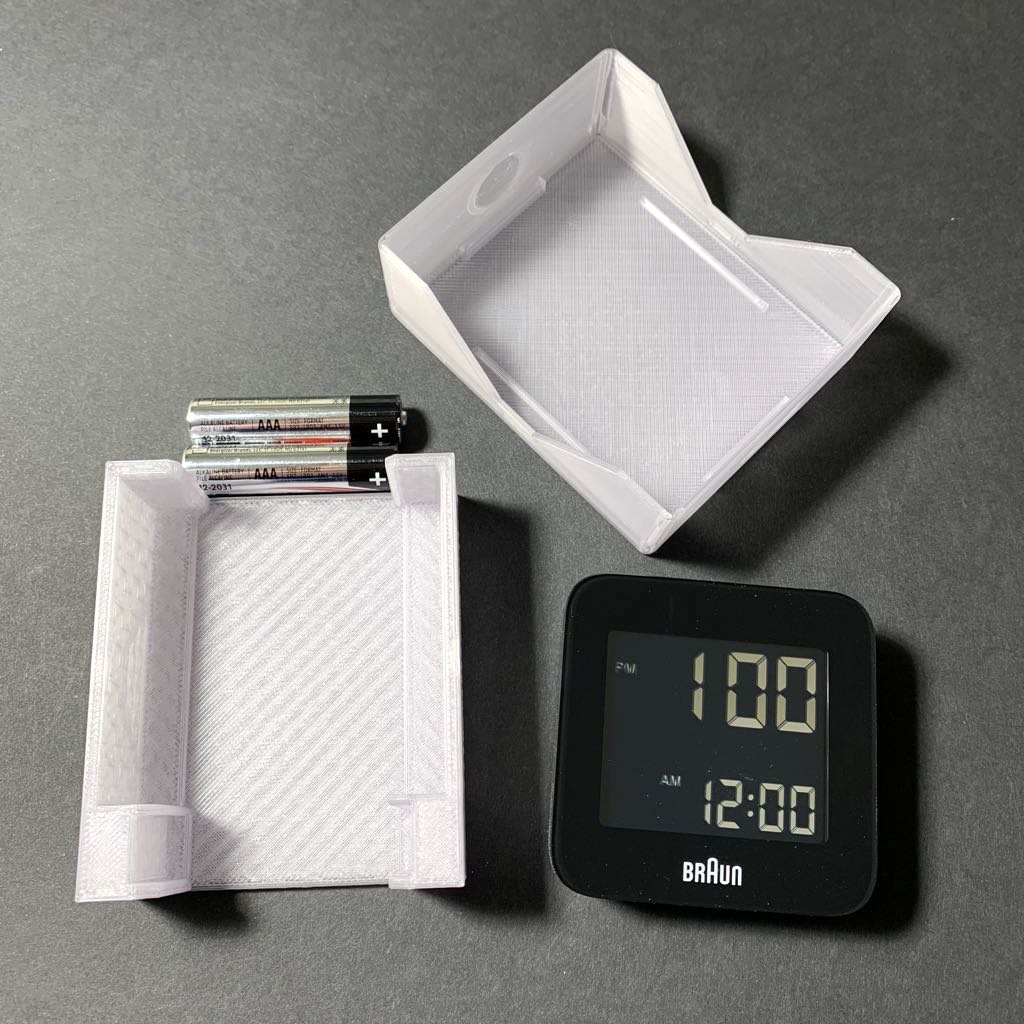Braun Travel Alarm Clock Case by Matthew Schultz Download free STL