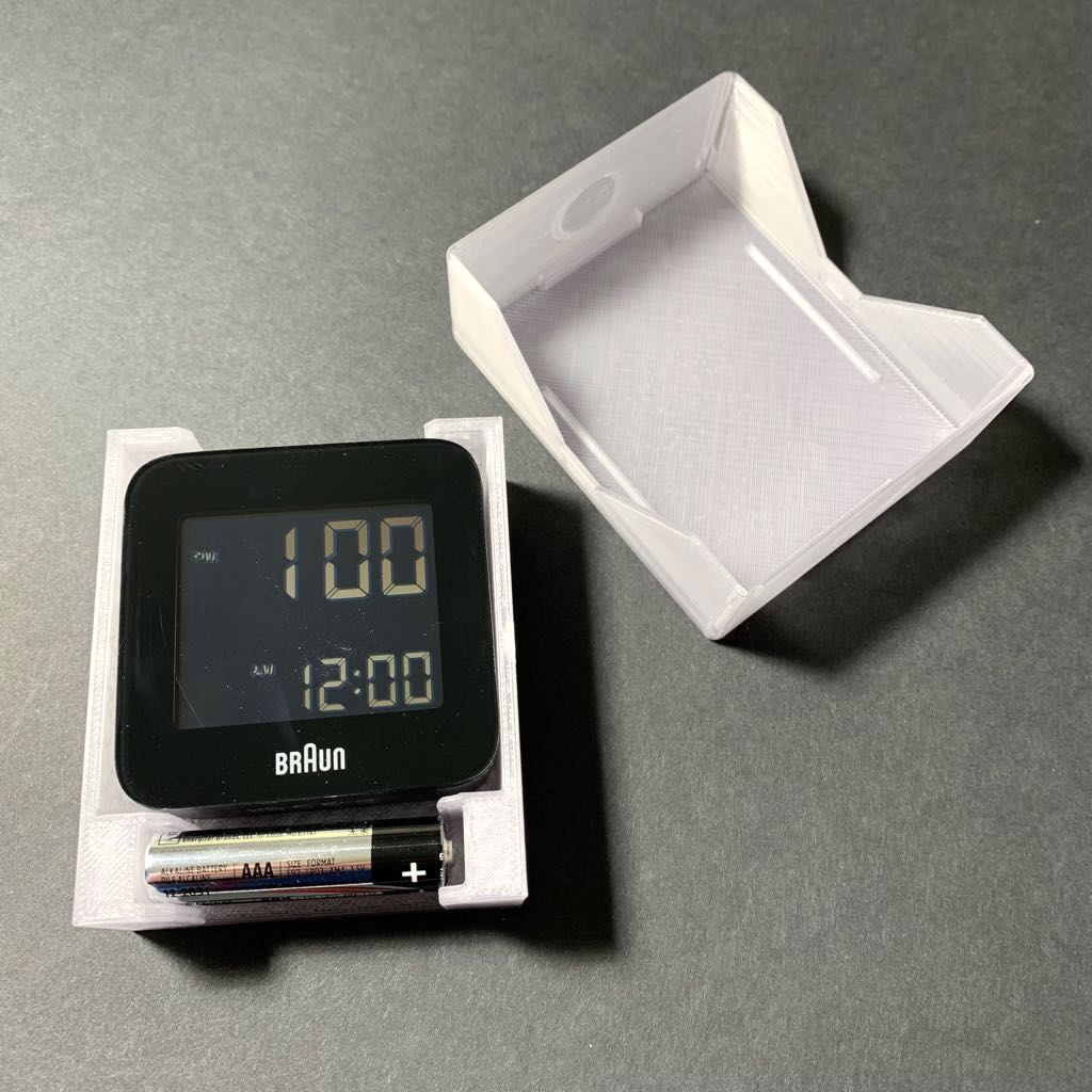 Braun Travel Alarm Clock Case