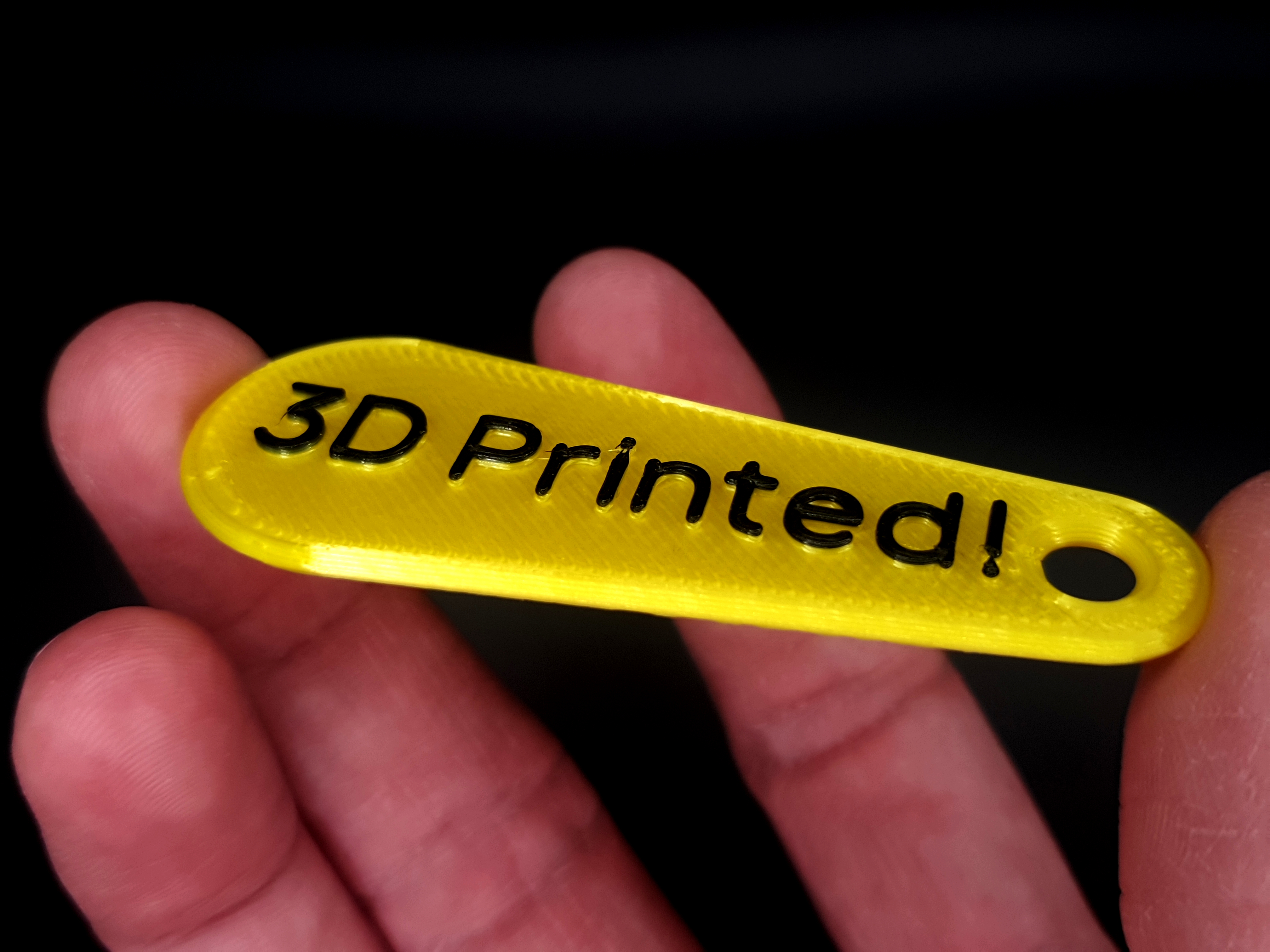 Label '3D Printed'