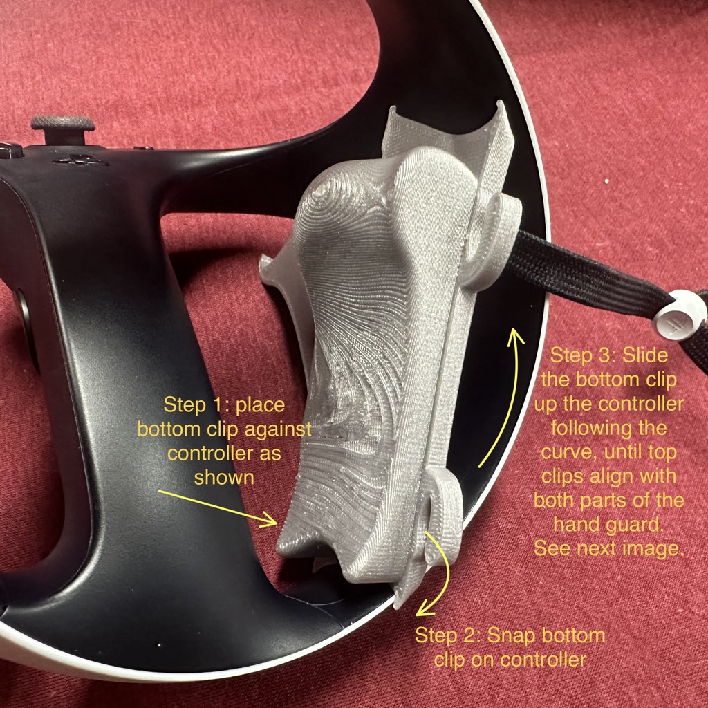 PSVR2 Controller Knuckles Attachment — miniatura 3