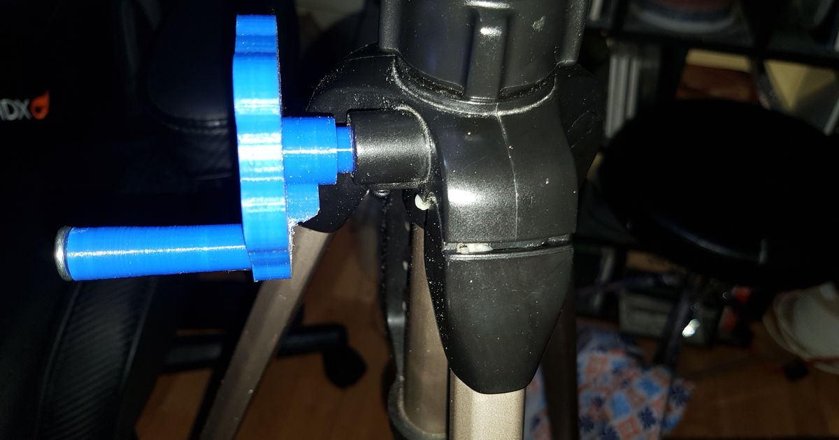 Tripod crank handle fix by 3D Try Outs Download free STL model