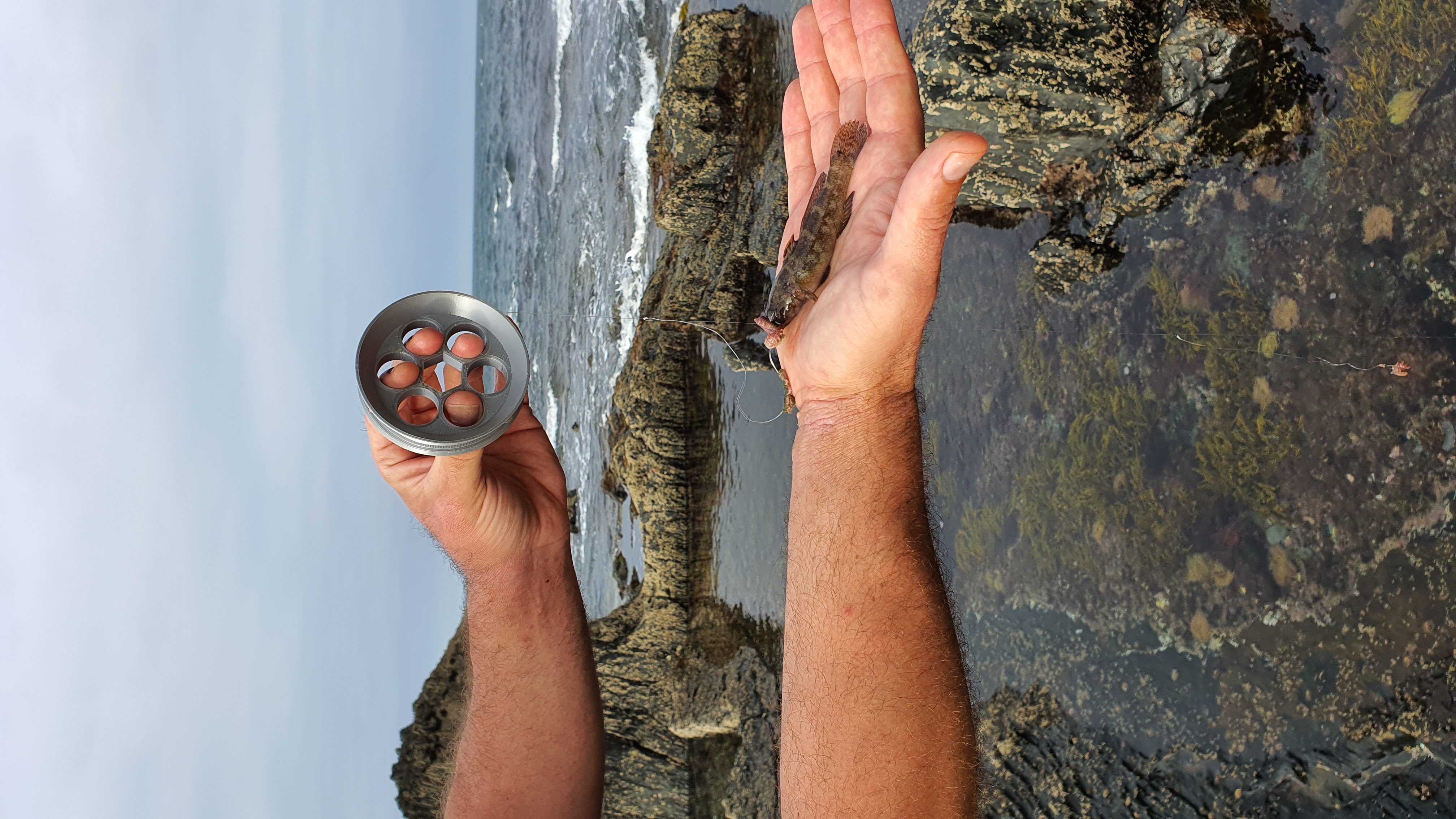 Portable hand Fishing ring (cuban YOYO) / Carrete de pesca a mano